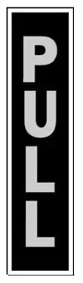 Hy-Ko English Pull Sign Aluminum 8 in. H x 2 in. W (Pack of 10)