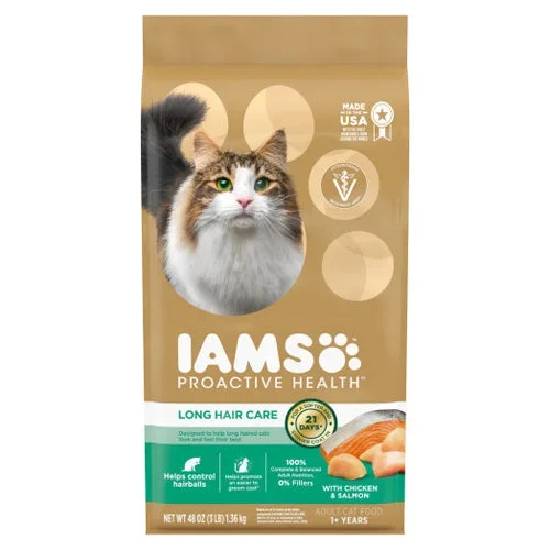 Iams, Iams Cat Long Hair, 3 Lbs