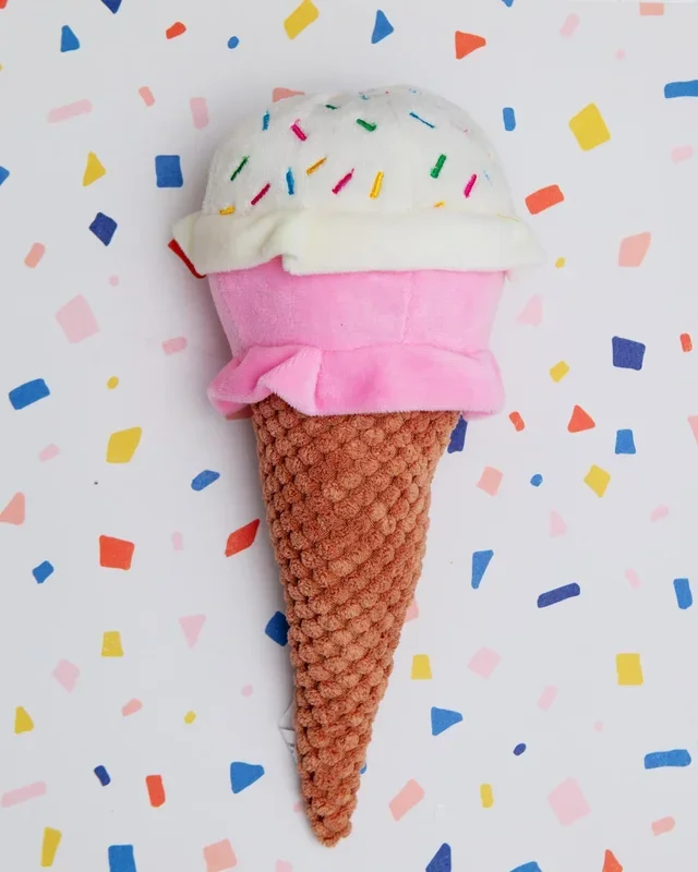 Ice Cream Cone Plush Toy