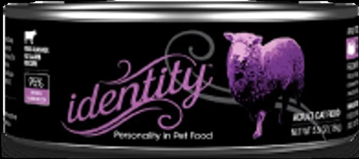 Identity 95% Free-Range New Zealand Lamb Canned Cat Food – 5.5 Oz – Case of 24