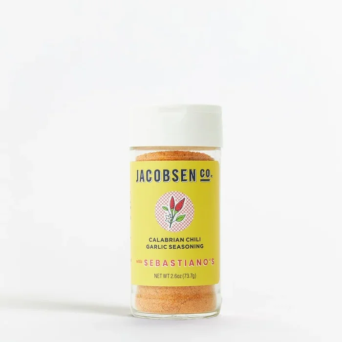 Jacobsen Salt Co. Calabrian Chili Garlic Seasoning w/ Sebastiano’s