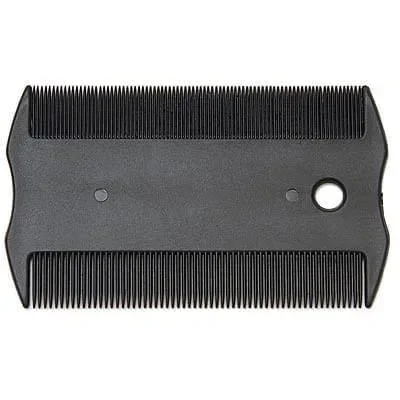Jeffers Double-Sided Palm Flea Comb for Pets, 3.25″L