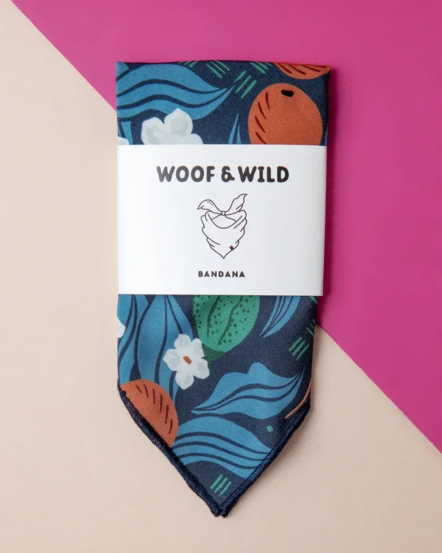 Jude Floral Rayon Dog Bandana