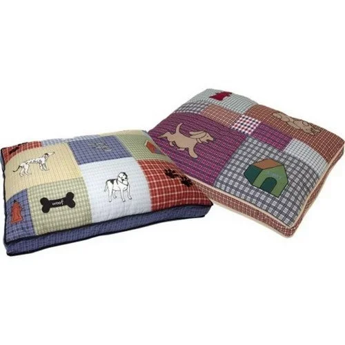 JW, Aspen Pet Quilted Classic Applique Gusseted Bed, 27 X 36 X 3 Inches,Assorted