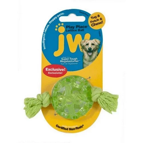 JW Pet, JW Pet PlayPlace Dog toy Lattice Ball, 1 Each / Small / Assorted