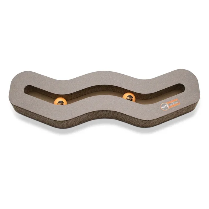 K&H Pet Products Kitty Tippy Track N’ Roll Cardboard Toy