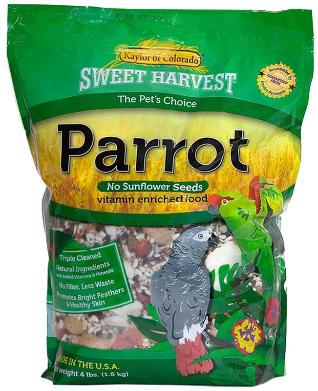 Kaylor of Colorado Parrot without Sunflower Seeds Sweet Harvest Bird Food4lb