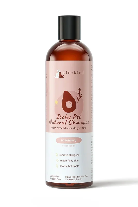 kin+kind Itchy Pet Natural Shampoo Rosemary 12 oz