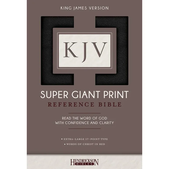 KJV Super Giant Print Reference Bible 9781619709690