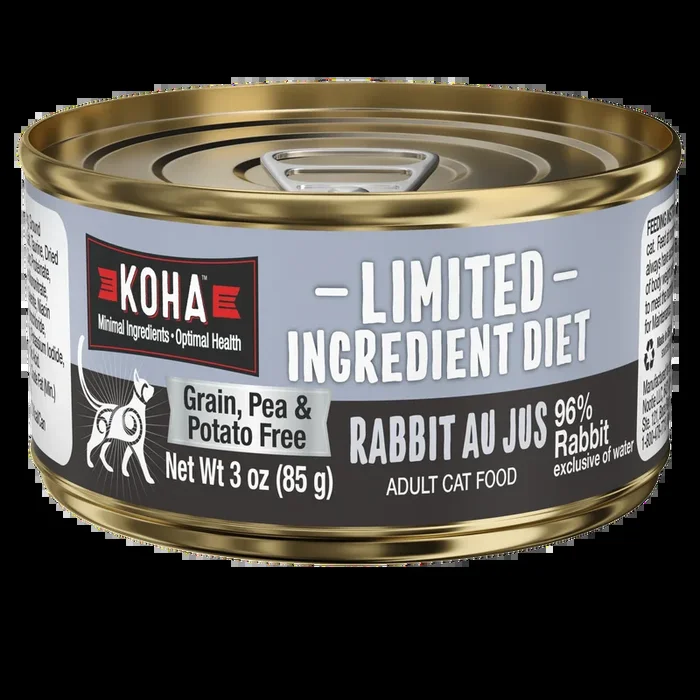 Koha Rabbit Pate Canned Cat Food, 5.5oz
