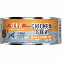 Koha Stew Chicken Pate Canned Cat Food – 5.5 Oz – Case of 24