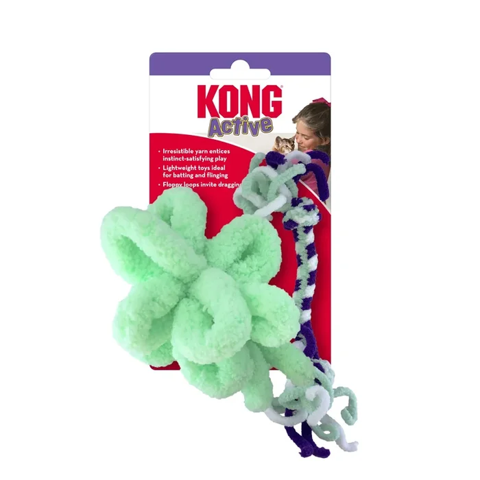 Kong Active Mint Flavored Rope Cat Toy – Purple – 2-Pack