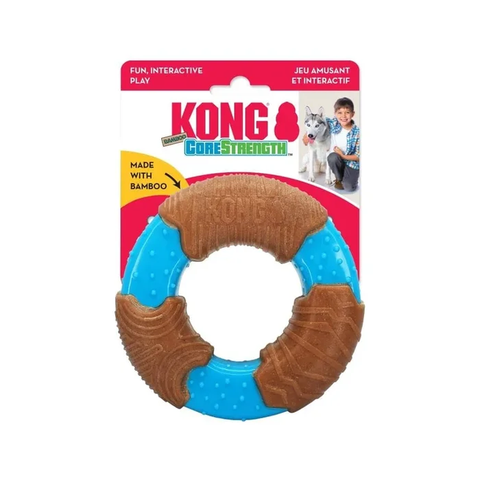 Kong Bamboo Rockerz Ring Dog Toy – X-Small/Small
