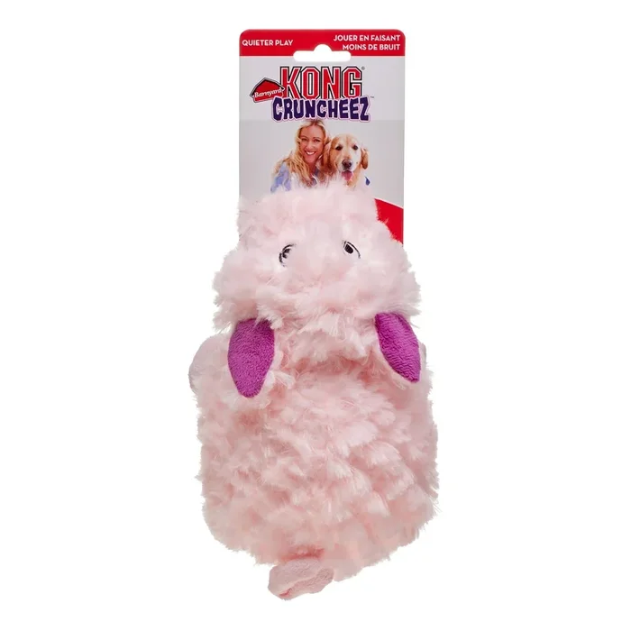 Kong Barnyard Cruncheez Inner Bottle Pog Dog Toy – Large