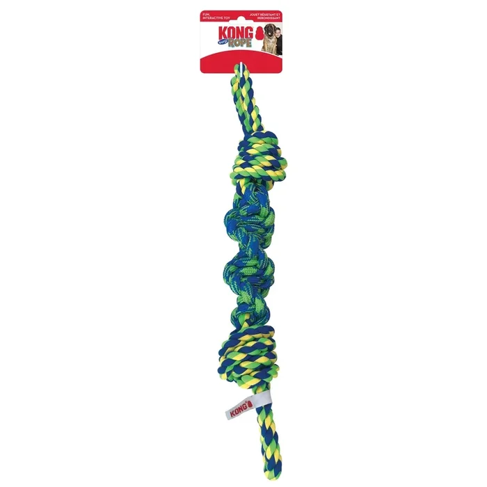 Kong Bunji Elastic Stretchy Rope Dog Toy – Assorted – Large