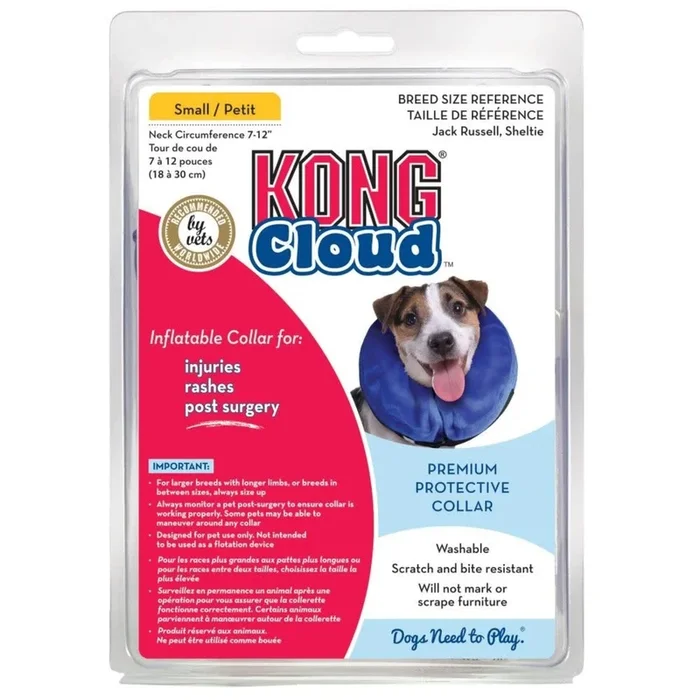 Kong Cloud E-Collar Plush Dog Collar – Small – 6-10″ In Girth