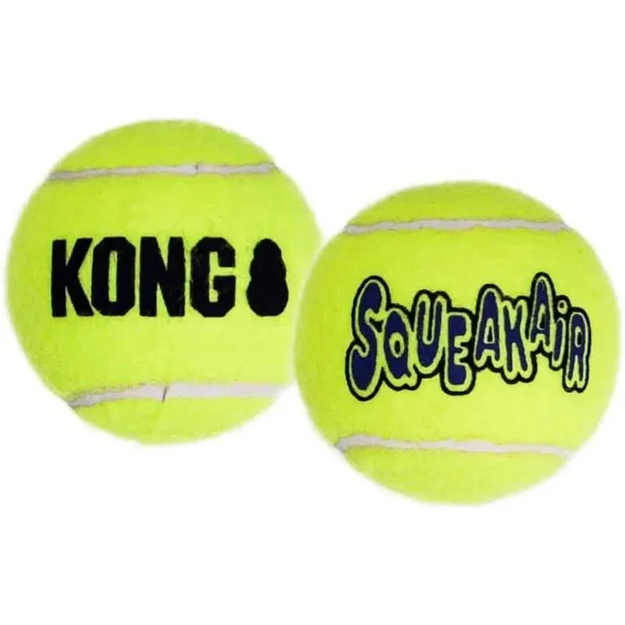 Kong 狗狗玩具 SqueakAir 网球 2 件装