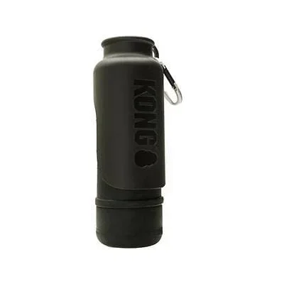 Kong H2O Insulated Travel Pet Water Bottle – Black – 25 Oz