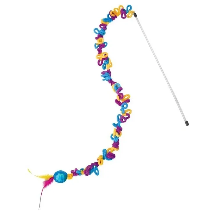 Kong Loopz Crinkle Sounding Catnip Cat Teaser Wand