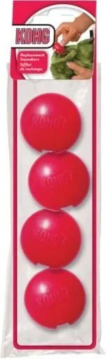 Kong Replacement Squeaker Balls for Kong Toys – 4 Pack – Large