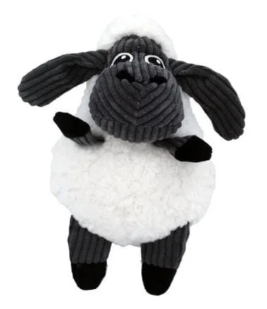 Kong Sherps Floofs Sheep Cozie Squeak and Plush Dog Toy – Medium