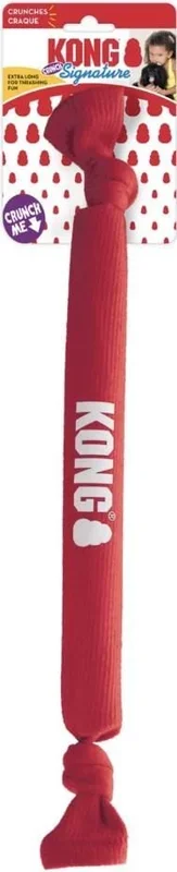Kong Signature Crunch Sounding Rope Tug Dog Toy – Small