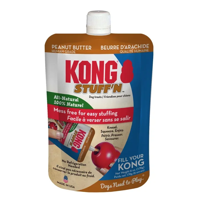 KONG Stuff’N Dog Treat Paste Pouch Peanut Butter 1ea/6 oz