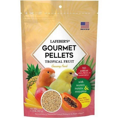 Lafeber, Lafeber Company Tropical Fruit Gourmet Pellets Canary Bird Food, 1.25 Lbs