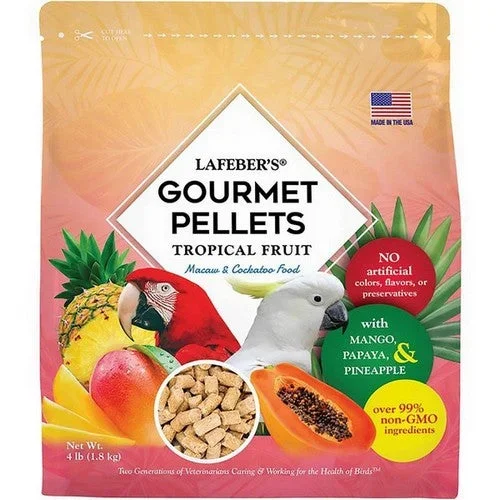 Lafeber, Lafeber Company Tropical Fruit Gourmet Pellets Macaw Bird Food, 4 Lbs