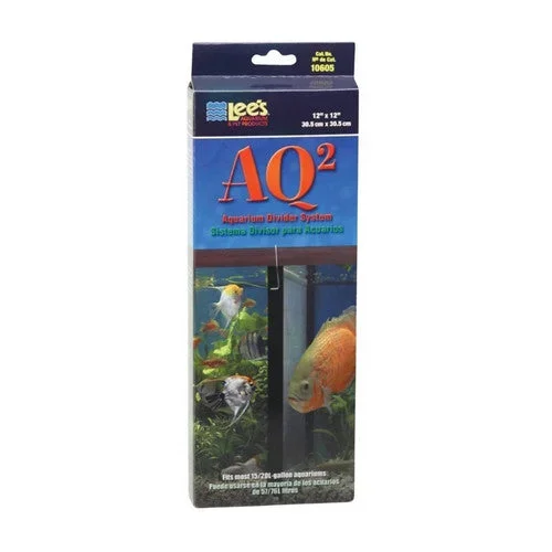 Lee’s Aquarium & Pet Products, Lee’s Aquarium & Pet Products AQ2 Aquarium Divider System, 15/20 Gallons, 12X12 Inches, Black