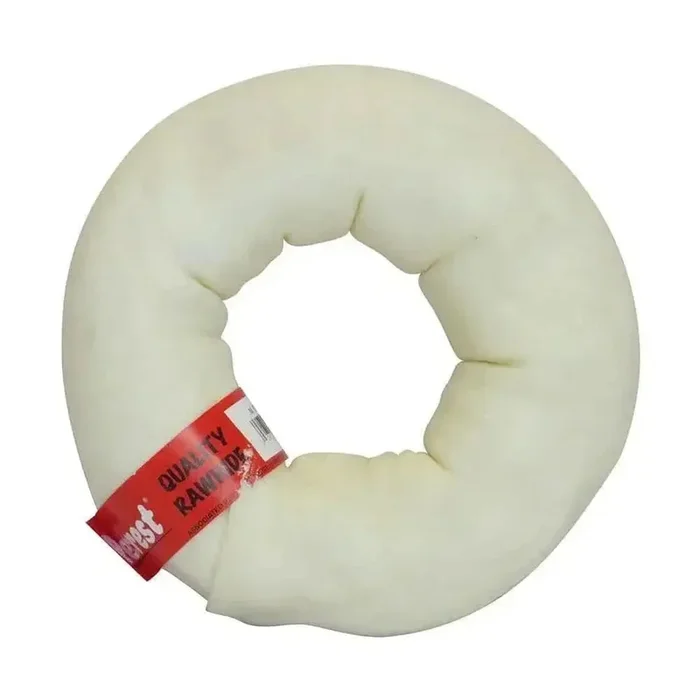 Lennox® Natural Premium Rawhide Donut Dog Treats Medium 5-6″