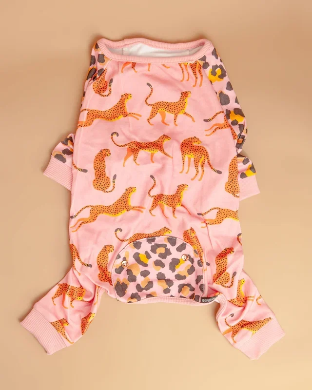 Leopard & Cheetah Print French Bulldog Pajamas (FINAL SALE)