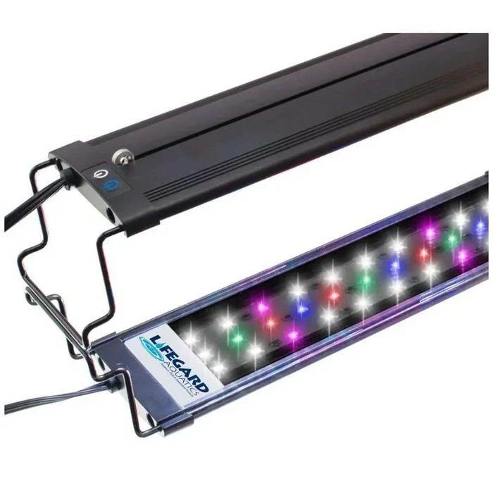 Lifegard Aquatics, Lifegard Aquatics Full Spectrum LED Light Fixture, Black, 18 Inches