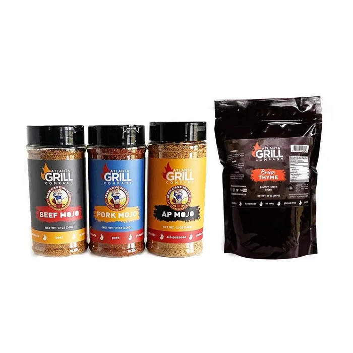 LIMITED TIME ONLY: Man Cave Meals: 3 Rub Set + AGC Brine Thyme