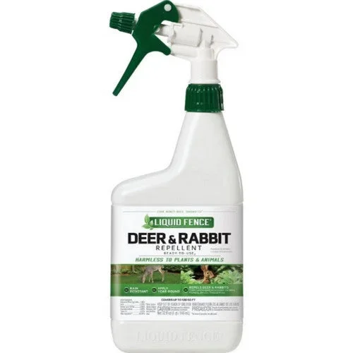 Liquid Fence, Liquid Fence Deer & Rabbit Repellent Rtu, 1 QT