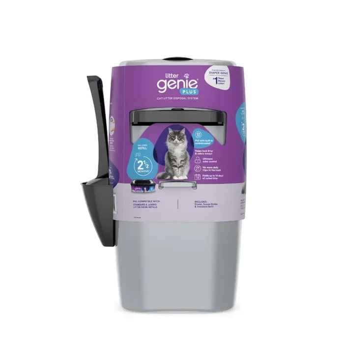 Litter Genie Litter Genie Plus Cat Litter Disposal System – Silver