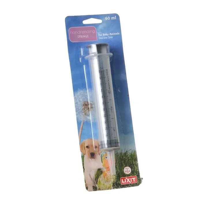 Lixit Hand Feeding Syringe – 60 ml