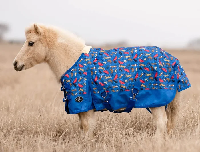 Lona impermeable para mini y pony de 1200D de Professional’s Choice, “Llueve a cántaros”