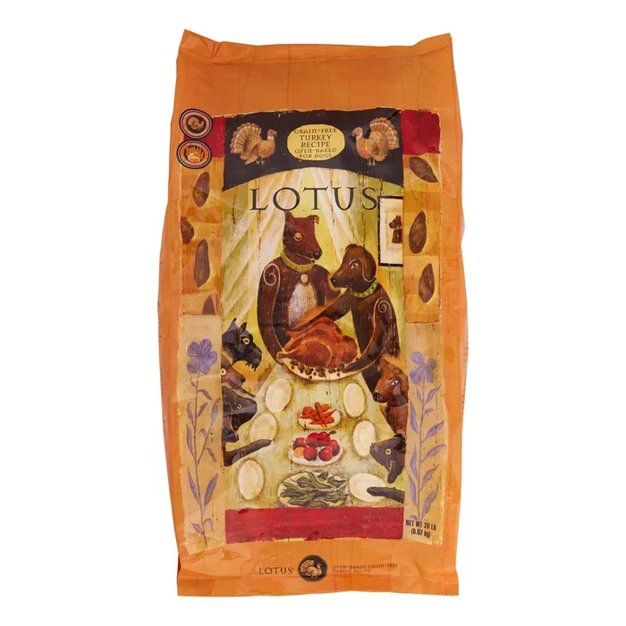 Lotus Grain-Free Adult Turkey Dry Dog Food – 20 lbs
