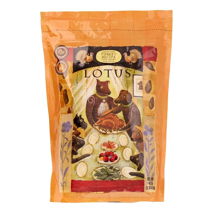 Lotus Grain-Free Adult Turkey Dry Dog Food – 4 lbs