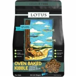 Lotus Grain-Free All Life Stages Sardine and Herring Dry Cat Food – 11 lbs
