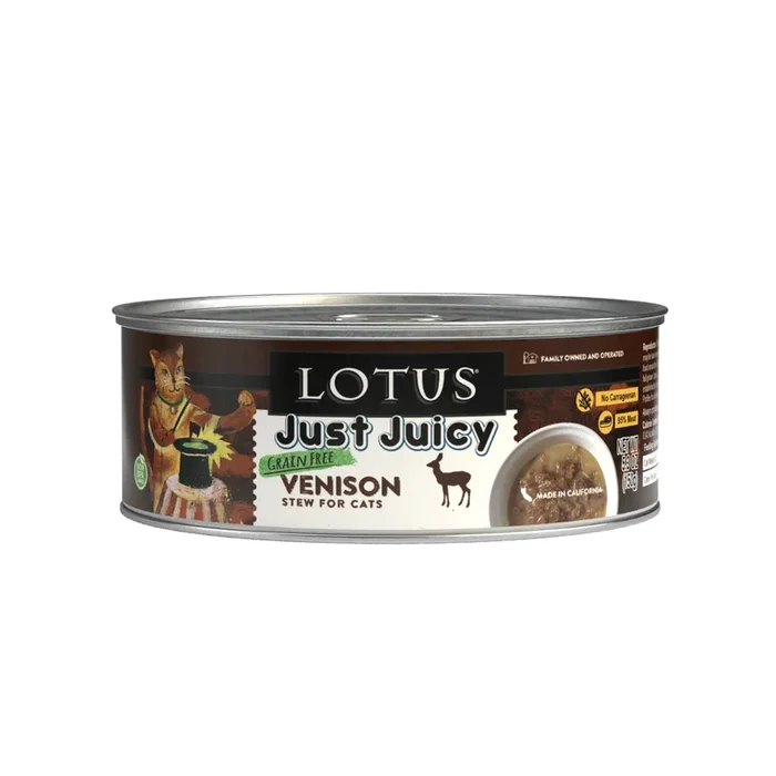 Lotus 湿猫粮 猫用多汁鹿肉炖菜