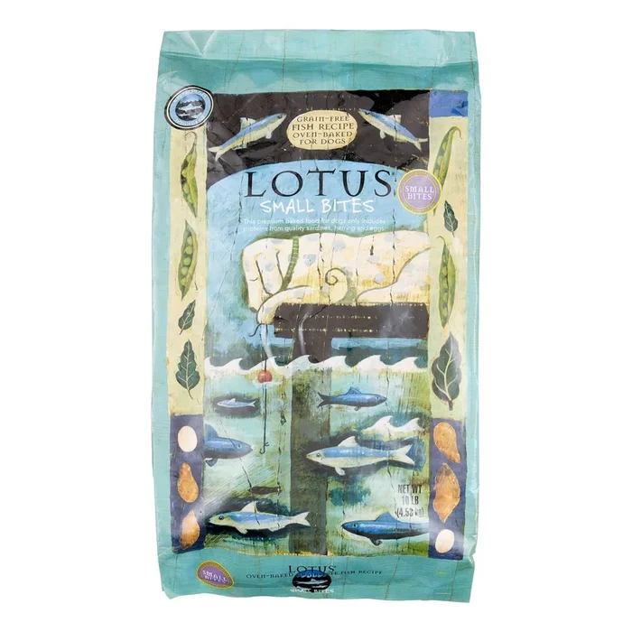 Lotus Small Bites Grain-Free Sardine Pollock Dry Dog Food – 10 lbs