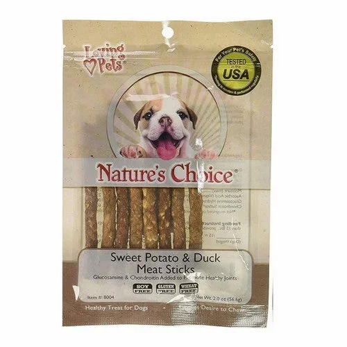 Loving Pets, Meat Sticks Dog Treats Duck And Sweet Potato, 2 Oz