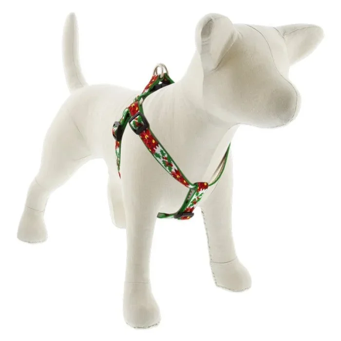 Lupine MicroBatch Step In Dog Harness 3/4″ x 20″-30″ Poinsettia