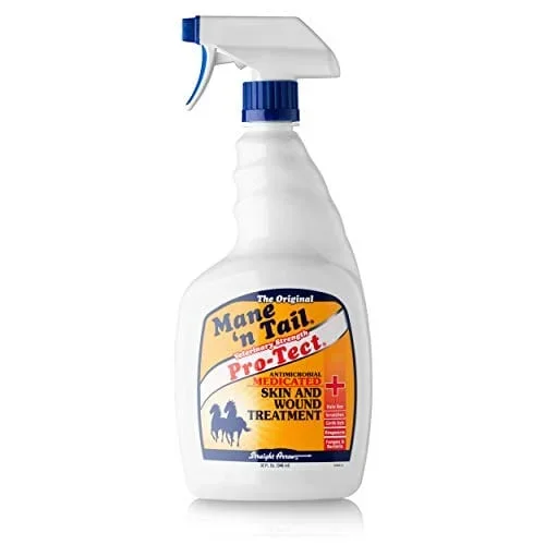 Mane ‘N Tail Pro-Tect Medicated Spray Veterinary Supplies Sprays/Daubers – 32 Oz