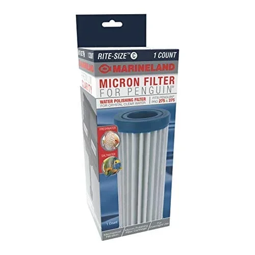 Marineland Penguin Rite-Size Micron Filter Aquarium Filter Insert – Size C