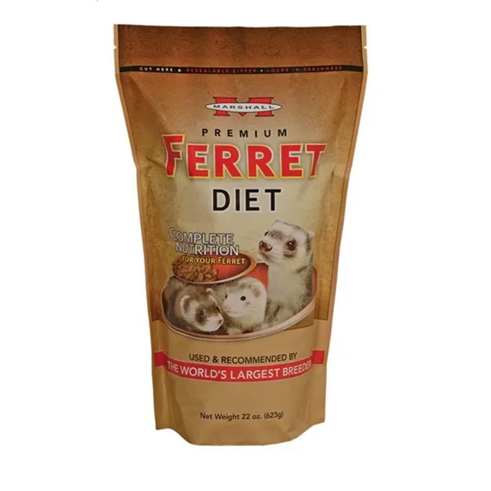 Marshall, Marshall Pet Products Premium Ferret Diet Dry Food, 22 Ounces