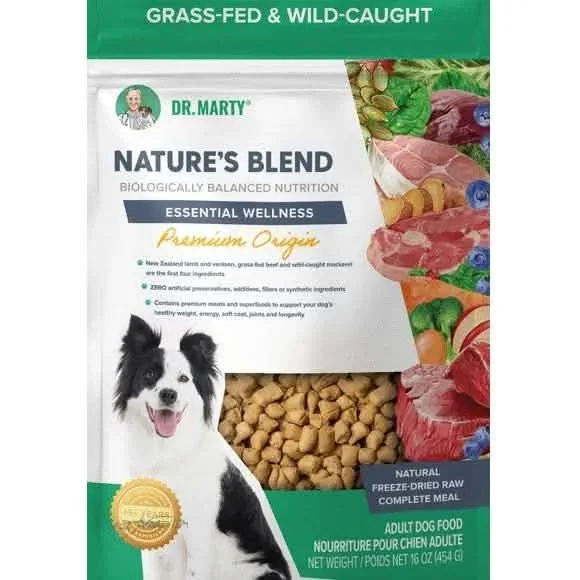 Marty D自然的混合优质起源羔羊/鹿/牛肉/鲭鱼16oz