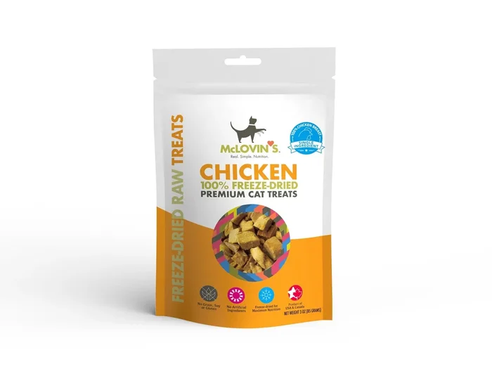 McLovin’s 100% Freeze-Dried Chicken Premium Cat Treats